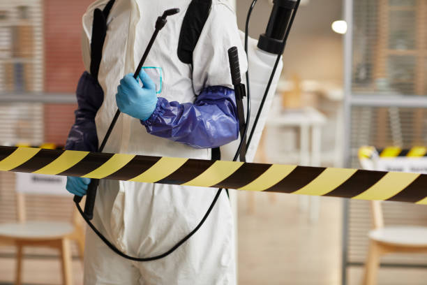 Professional Blood Cleanup technician working in Callaway, FL